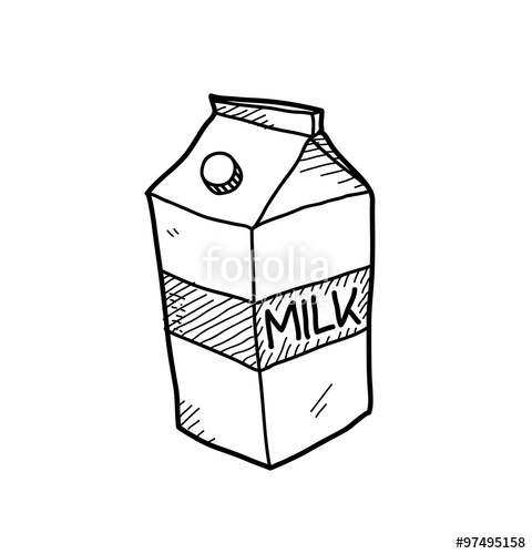 X free clip art. Milk clipart doodle