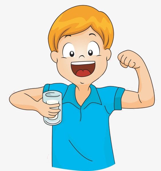  png psd. Clipart milk kid