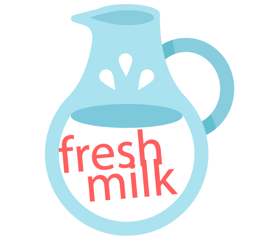 milk clipart logo