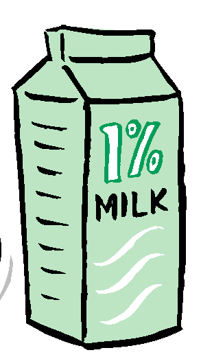 milk clipart low fat milk