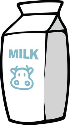 clipart milk low fat milk
