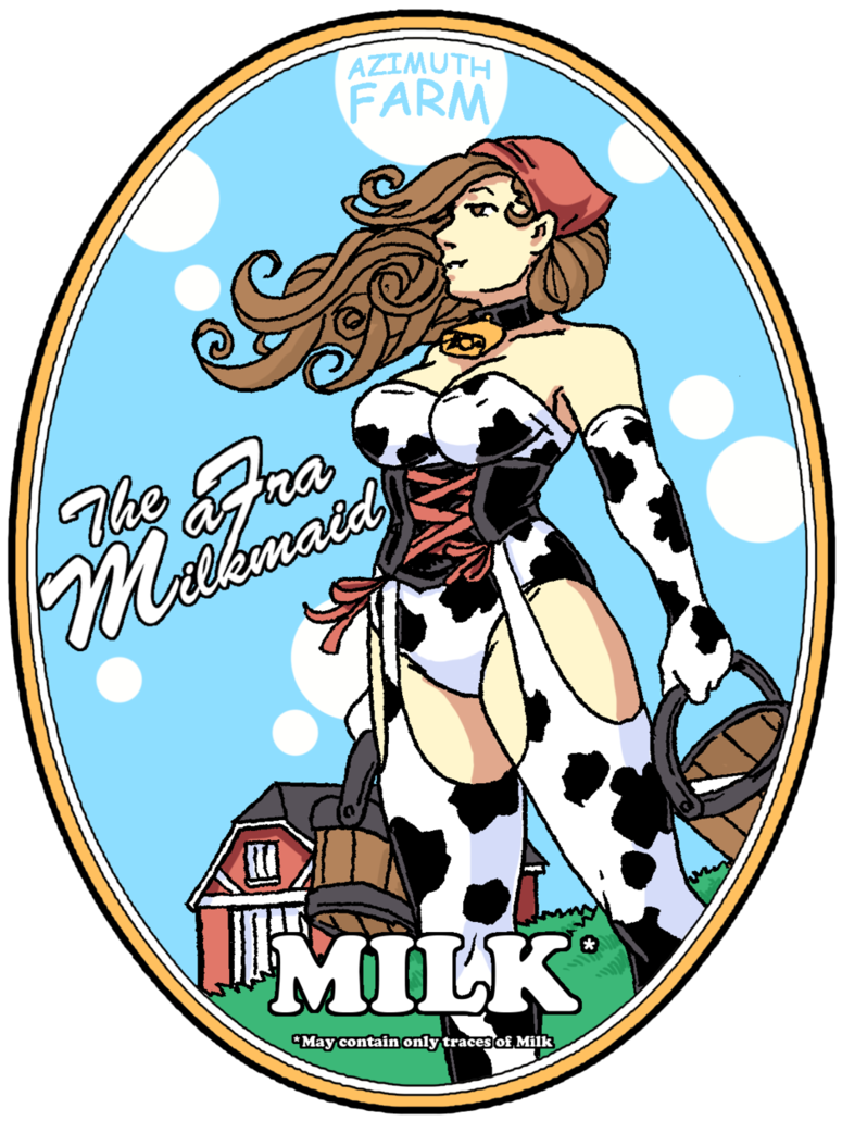 The afra milkmaid by. Clipart milk milk bucket