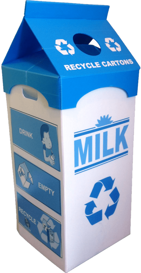 milk clipart blue