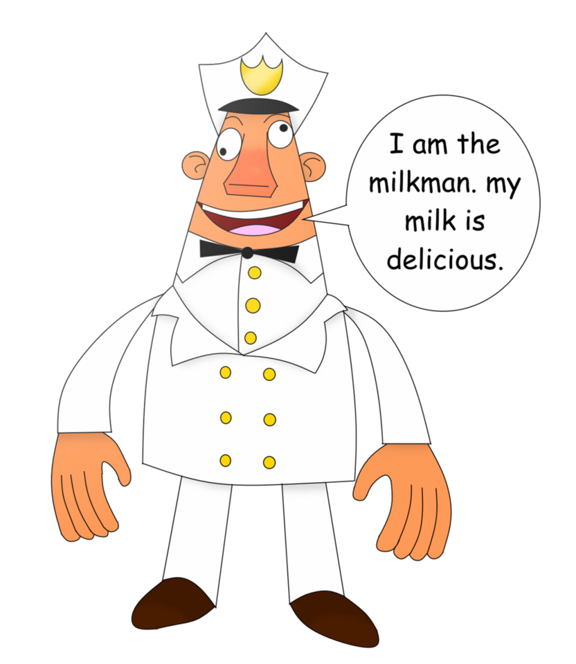 Milk clipart milkman. The by animeenemy on