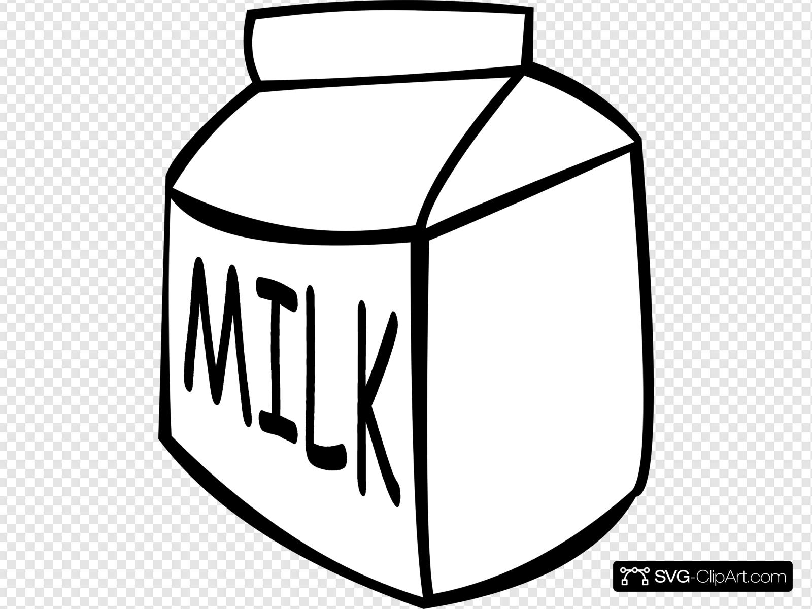 clipart milk outline