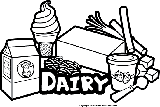 Free food groups . Grain clipart dairy group