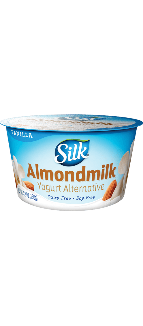 Almond free alternative silk. Dairy clipart vanilla yogurt