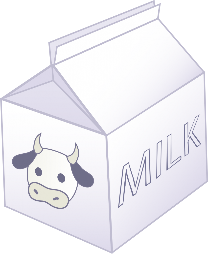 clipart milk vector