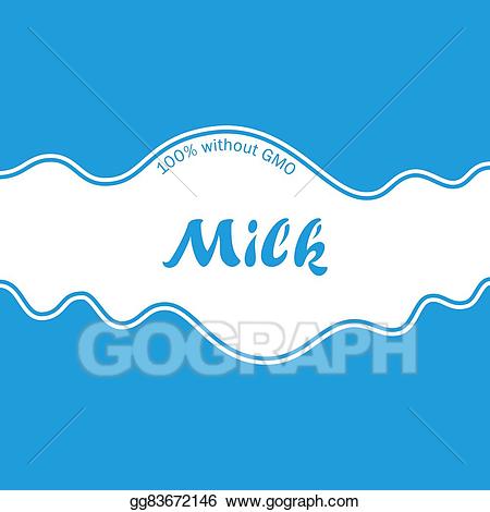 Waves clipart milk. Vector art abstract white