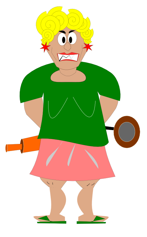 clipart mom angry mom