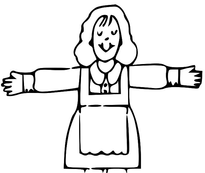 Free mother black cliparts. Mom clipart outline