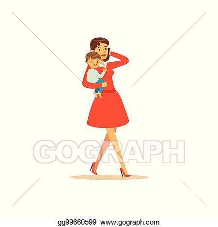 clipart mom character