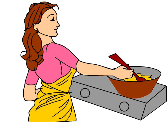 mom clipart cooking