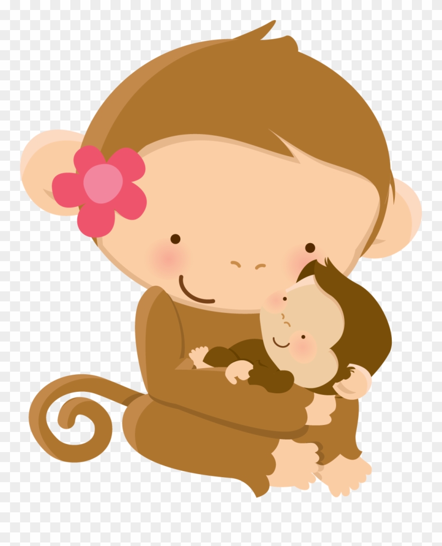 Animal mother s day. Clipart mom cute