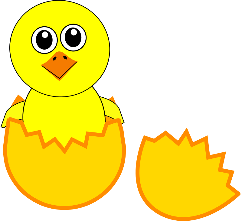 Mother happy and i. Wet clipart chick