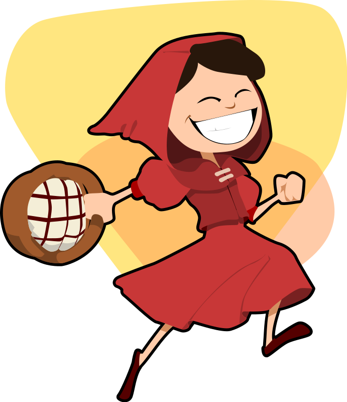 clipart mom little red riding hood