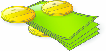 money clipart amount