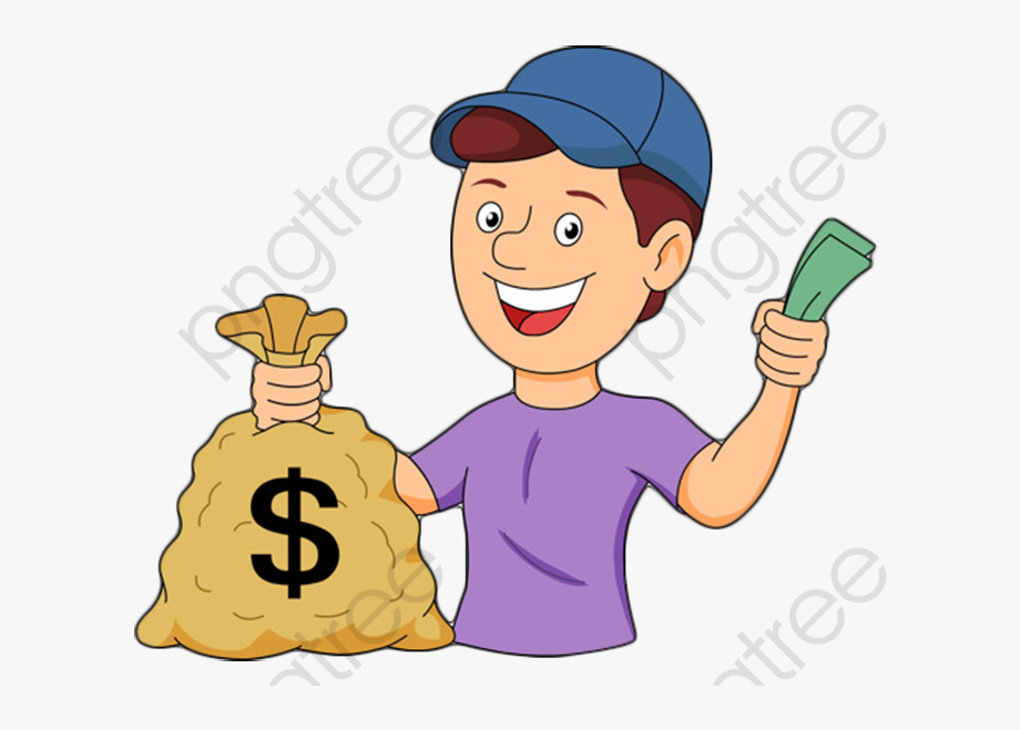 Hand cartoon png free. Money clipart boy