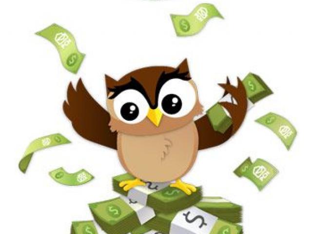 clipart owl money