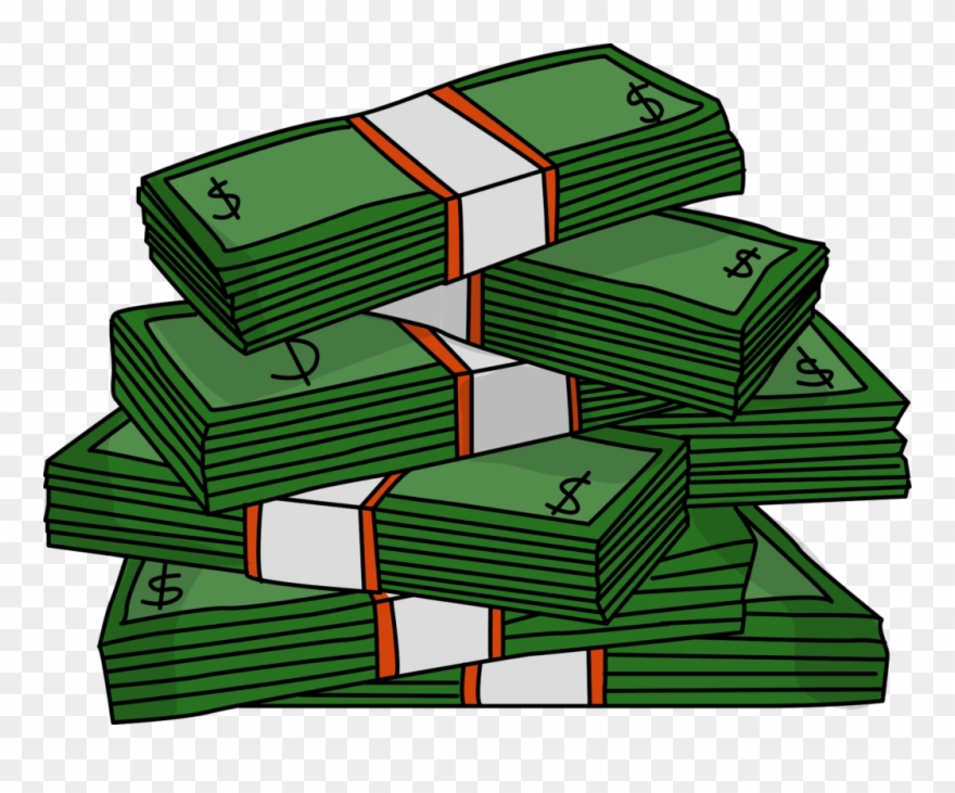 money clipart stack