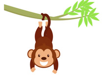 Clipart monkey. Free clip art pictures
