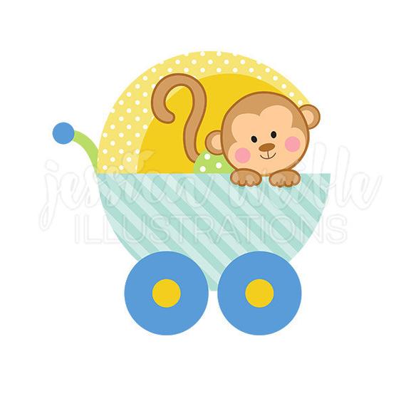 clipart monkey baby boy