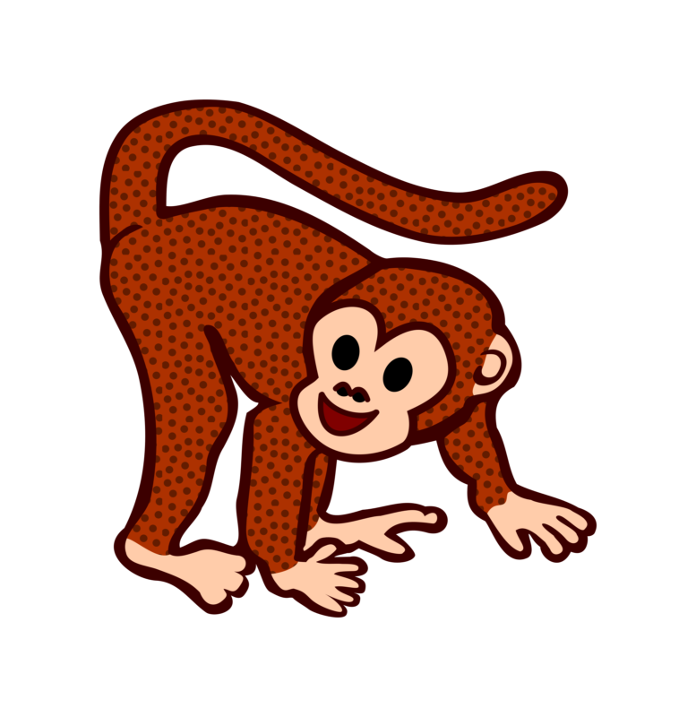 monkeys clipart simple