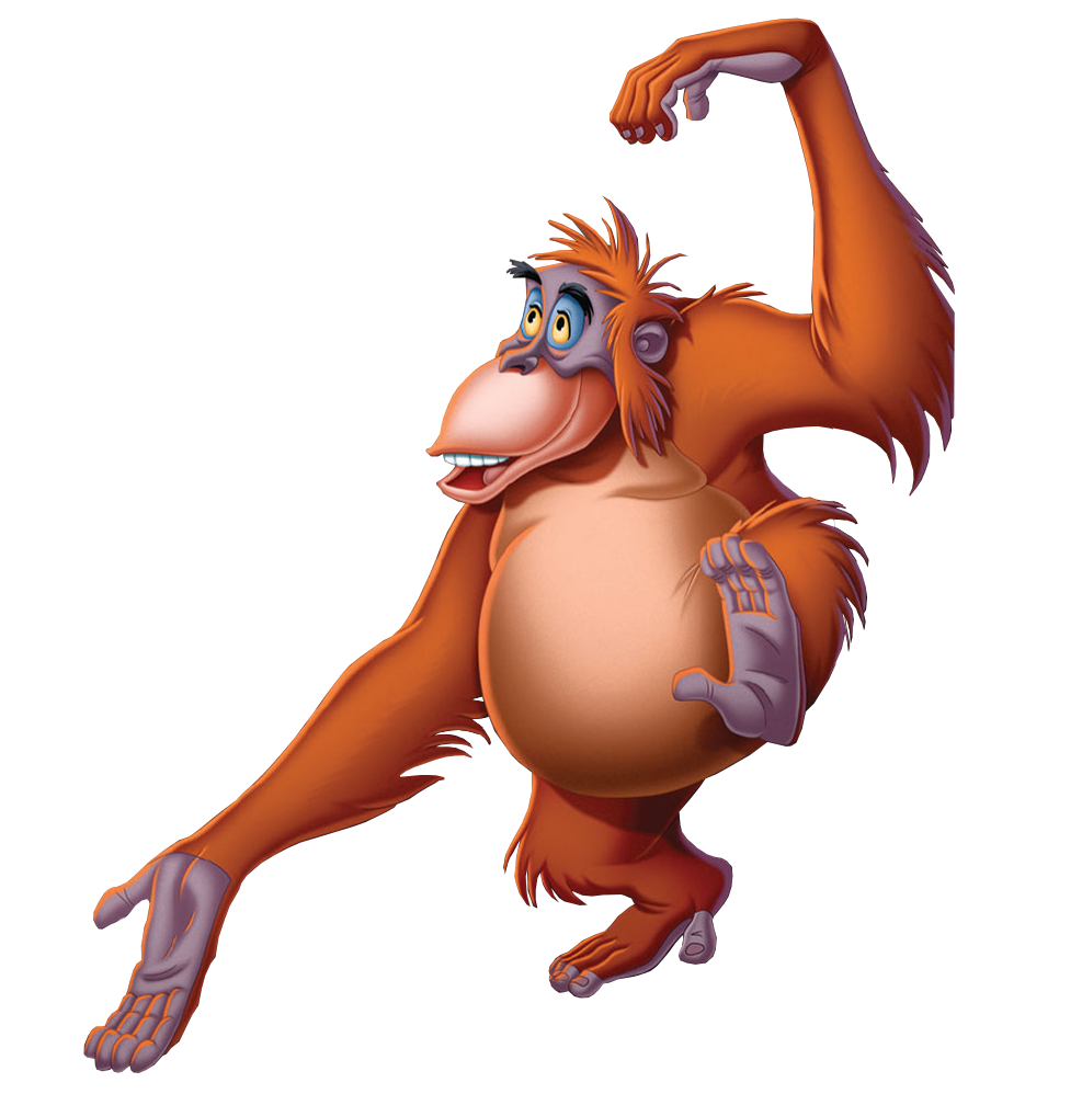 King louie wickedpedia fandom. Orange clipart orangutan