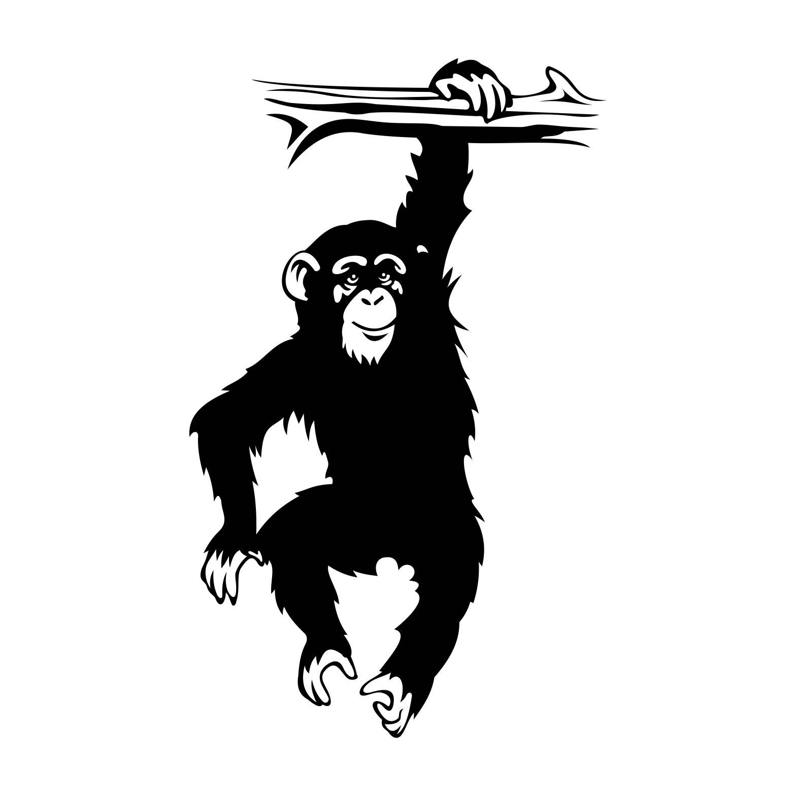 clipart monkey chimpanzee
