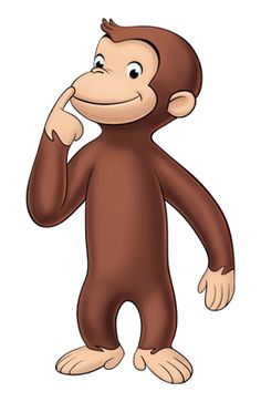  best images in. Clipart monkey curious george