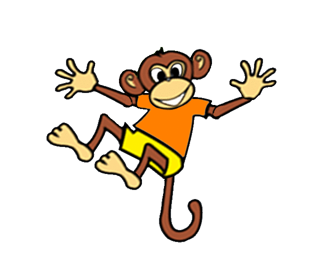Cheeky monkeys soft play. Clipart monkey gif animation