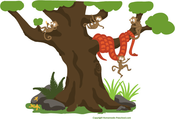 clipart monkey home