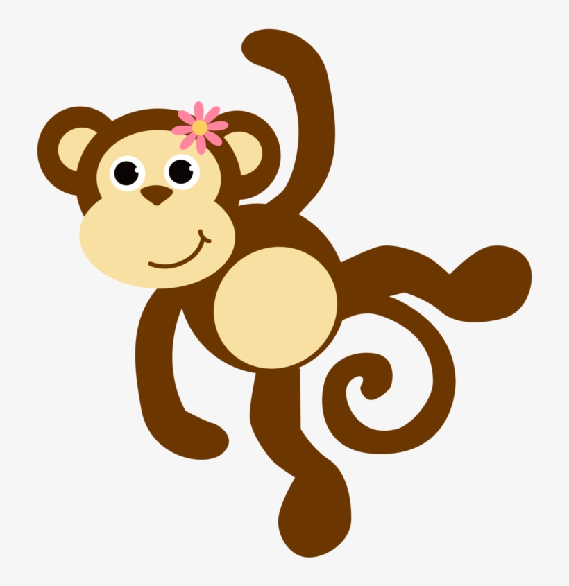 monkey clipart lady