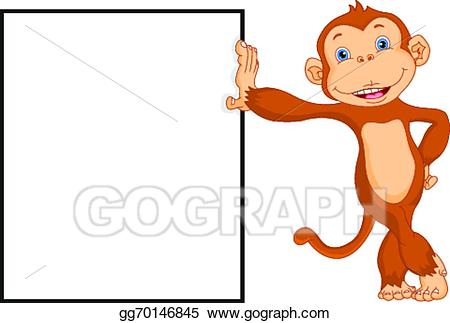 clipart monkey sign