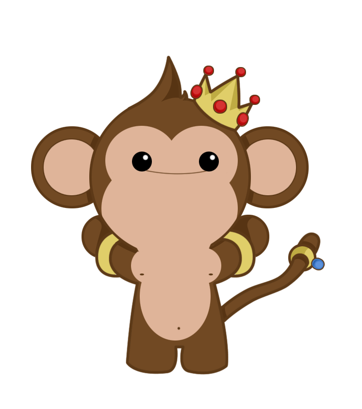 clipart monkey student