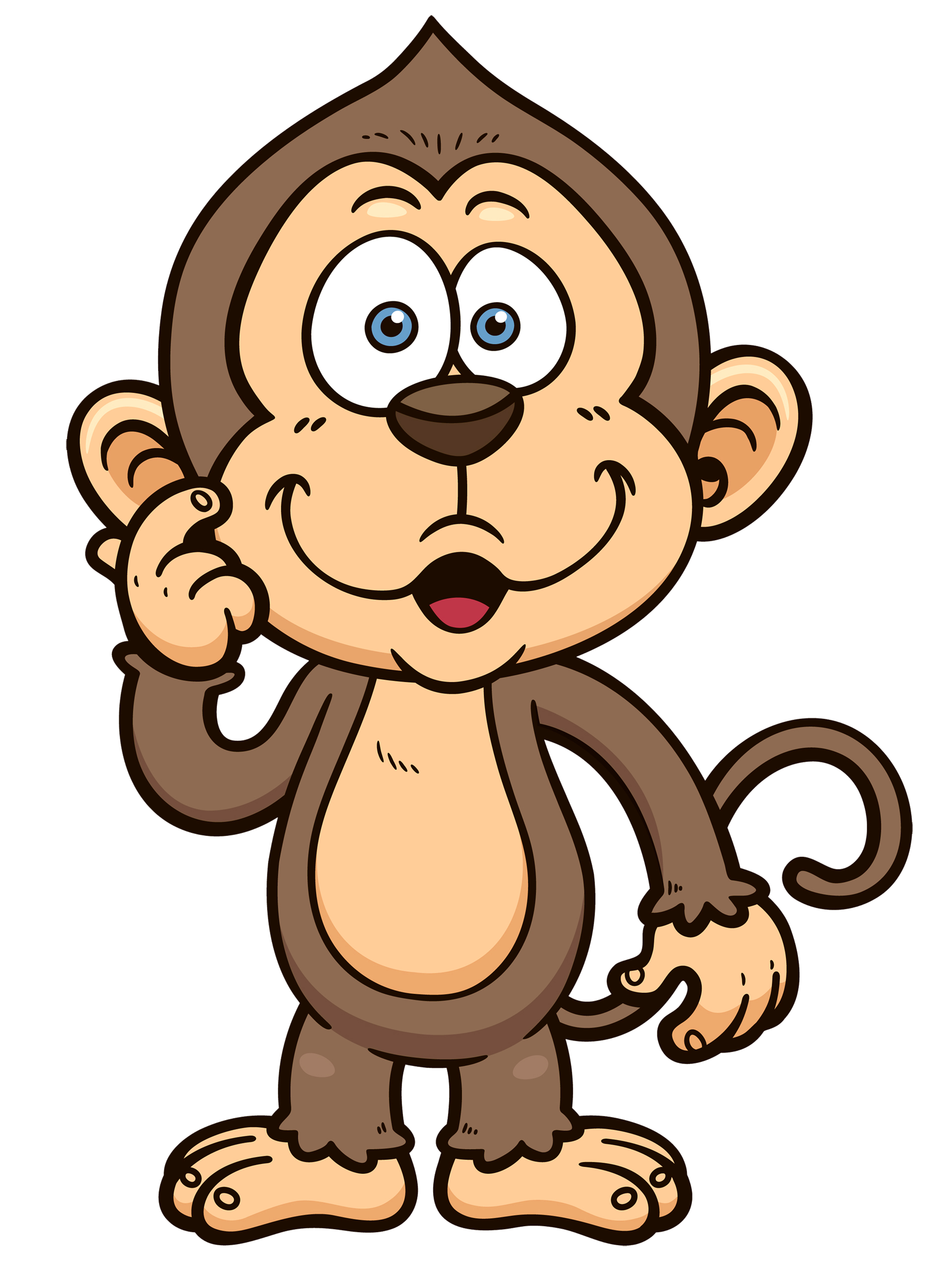 monkey clipart student