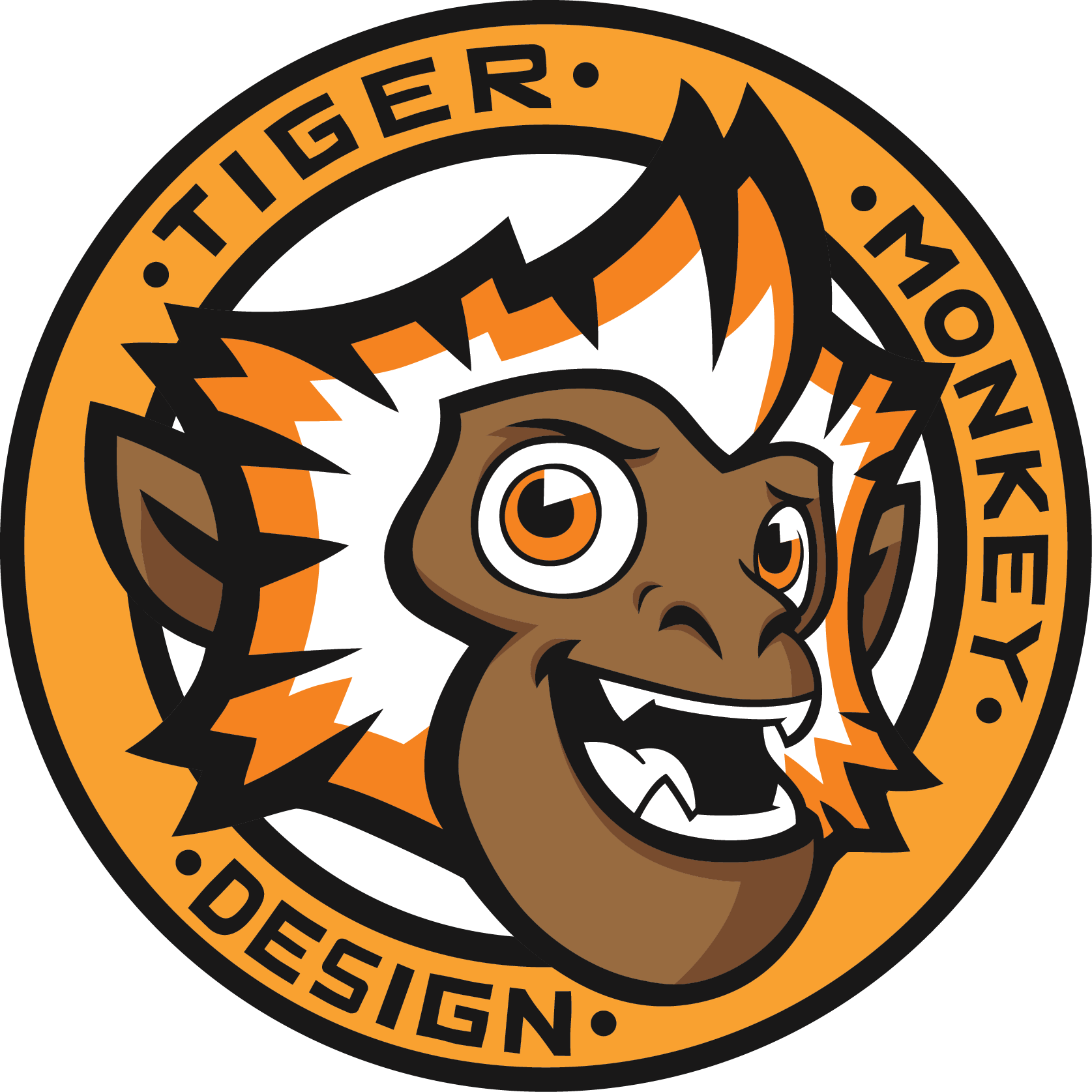 Clipart tiger monkey. Design a full service