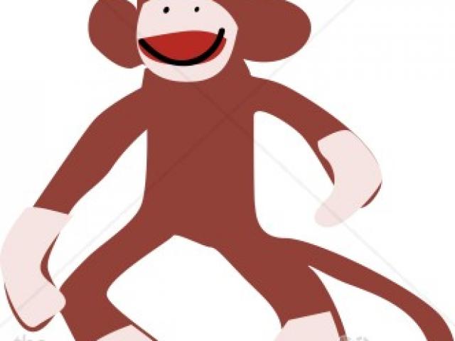clipart monkey toy