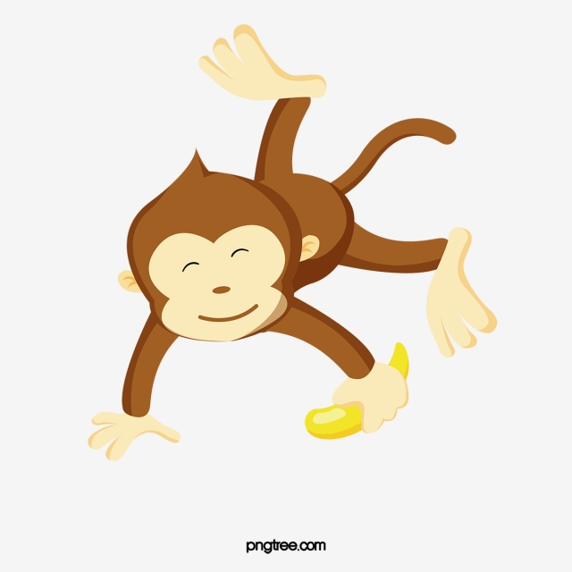 monkey clipart vector