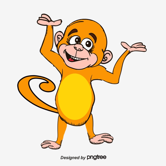 monkey clipart vector