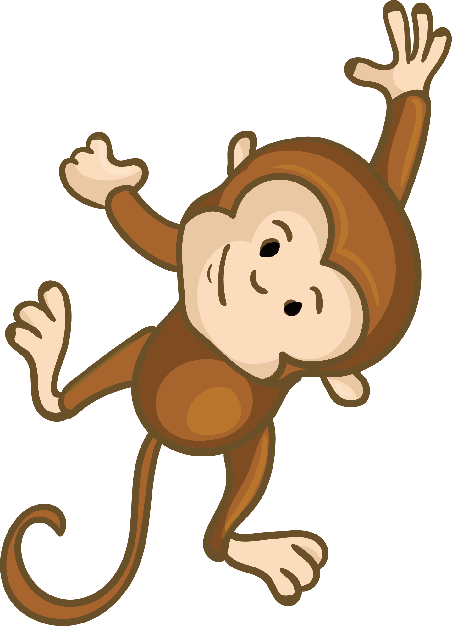 clipart monkey vector