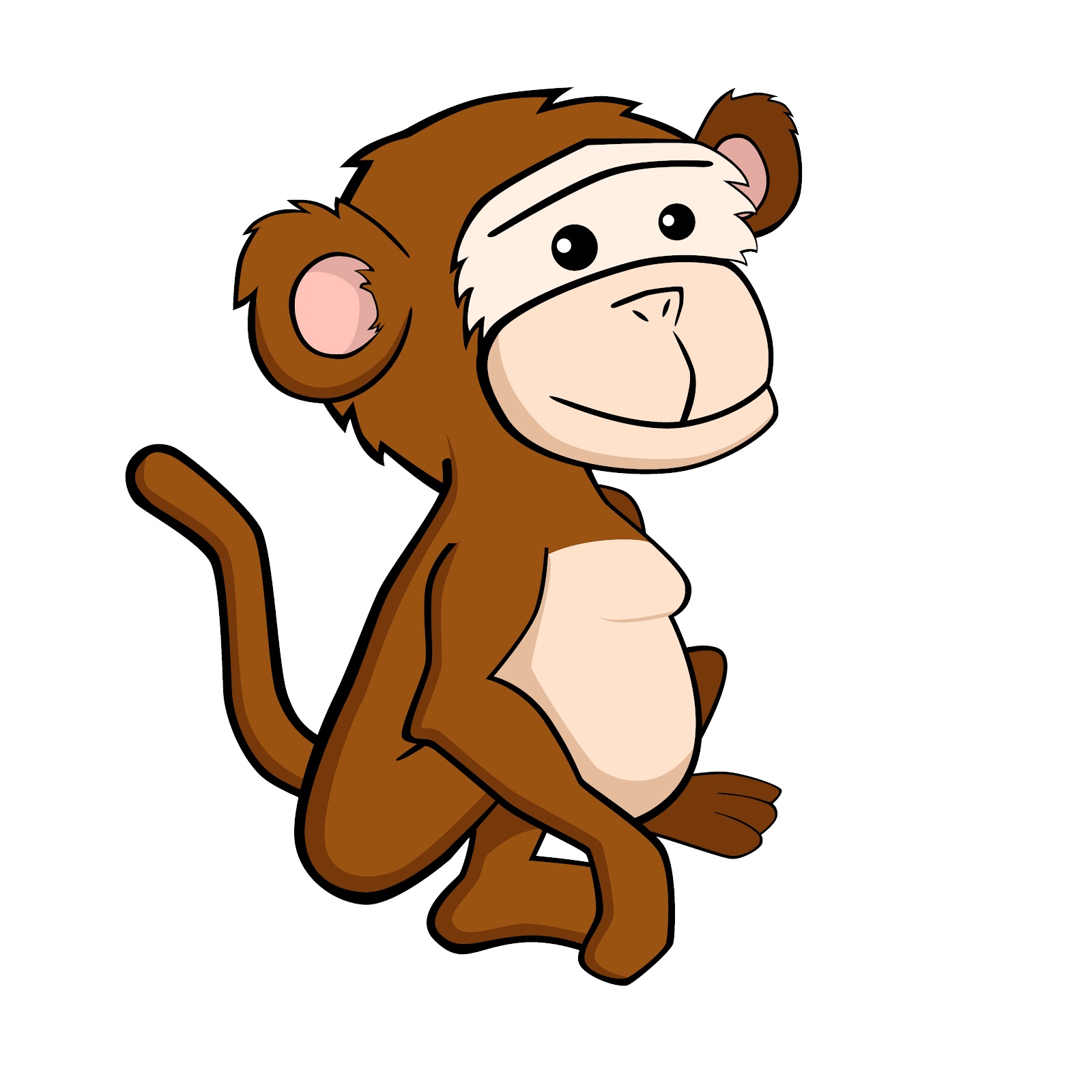 clipart monkey vector
