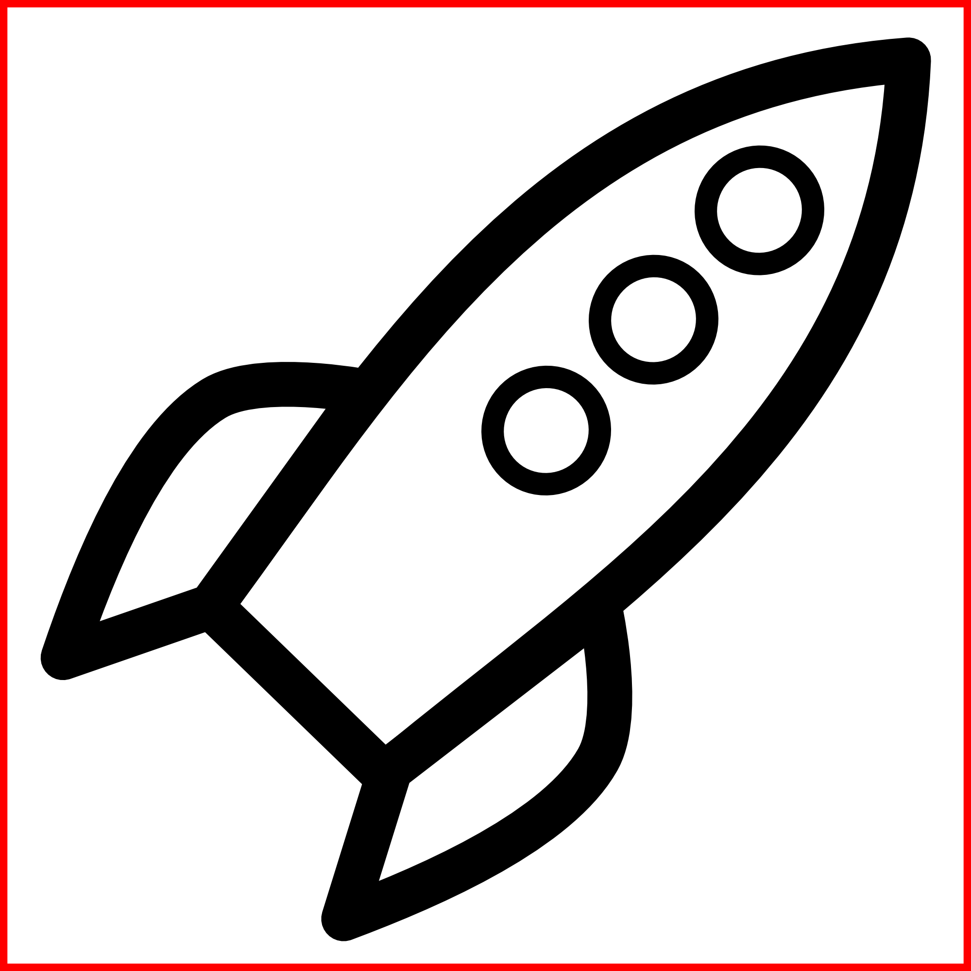 Clipart rocket space craft. Shocking black and white