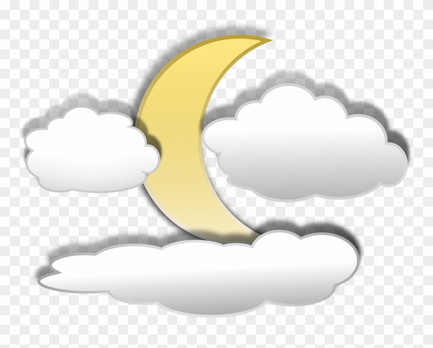 Moon clipart cloud clipart. Png download pinclipart 