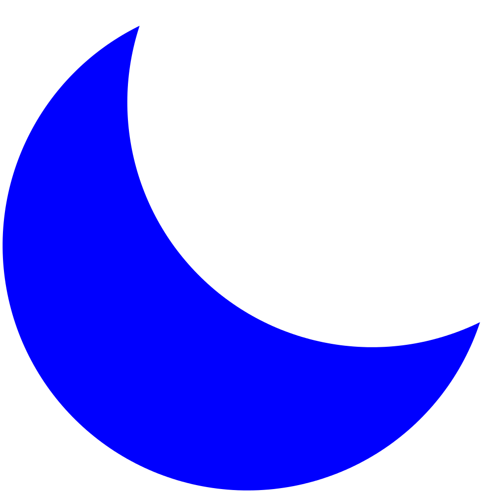 Blue Moon Crescent Clip Art Clipart Blue Crescent Moon Hd Png | Images