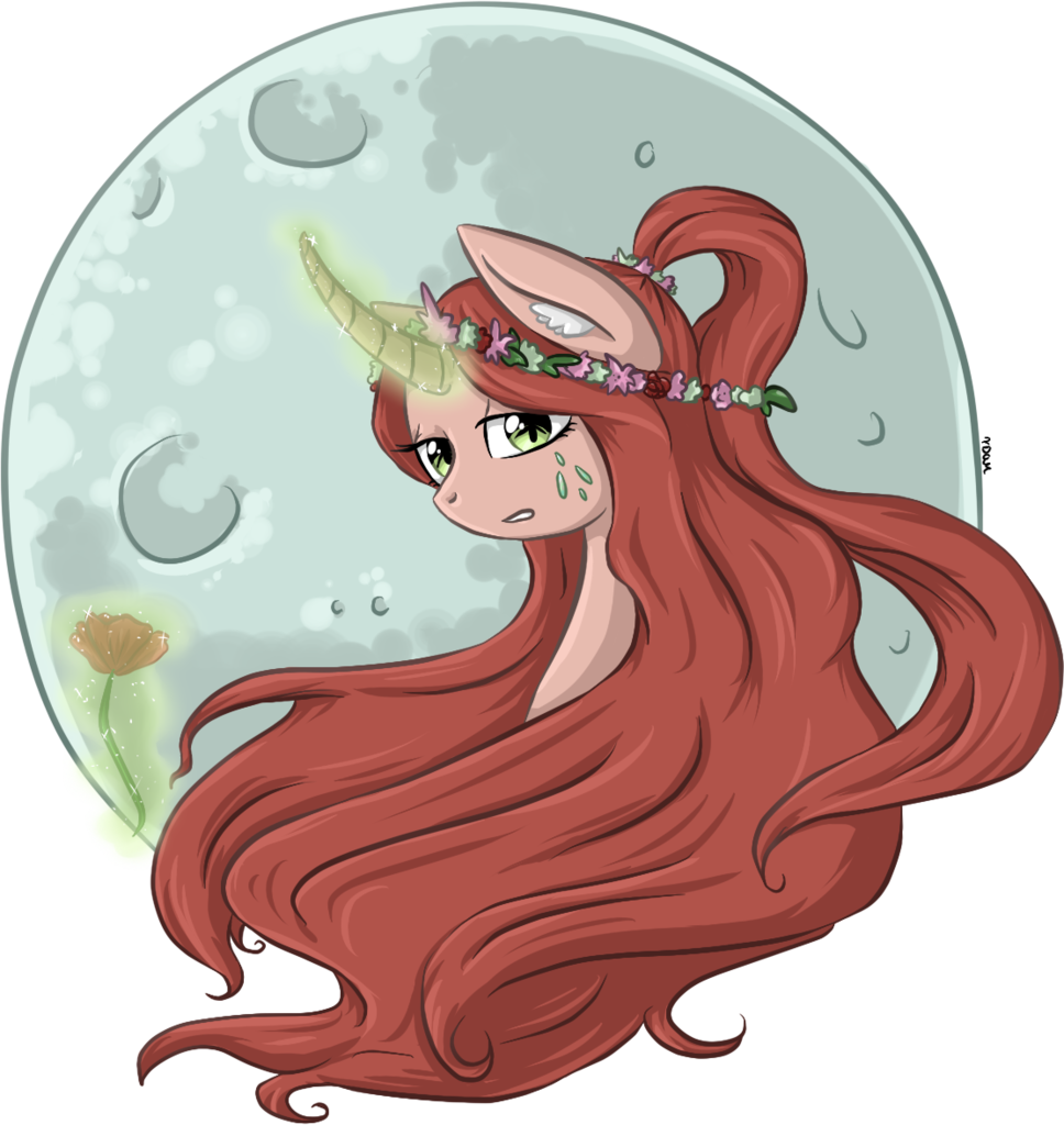clipart moon curved
