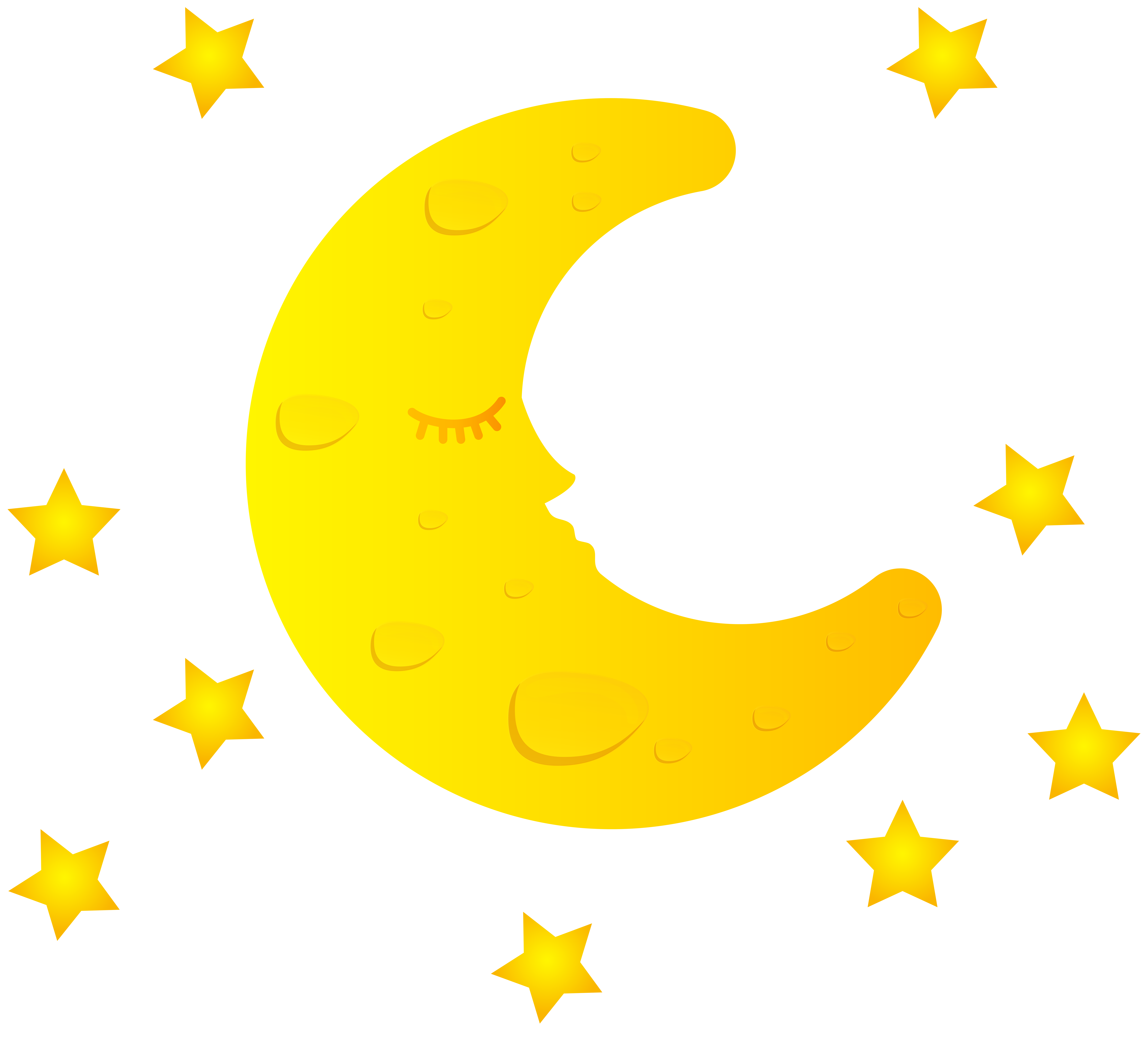 clipart moon day