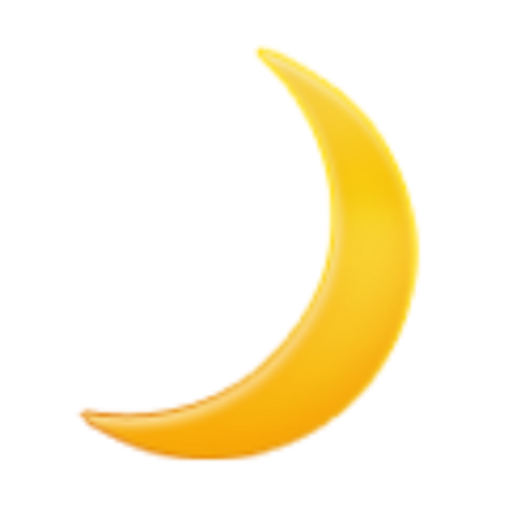 moon clipart emoji
