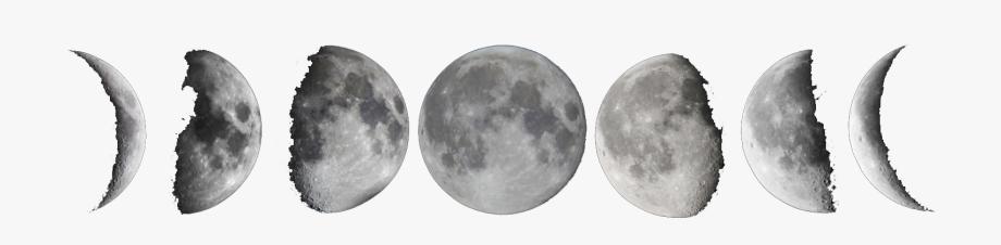 Phases png free . Clipart moon evening moon