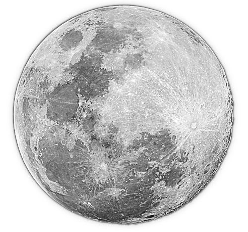 clipart moon full moon